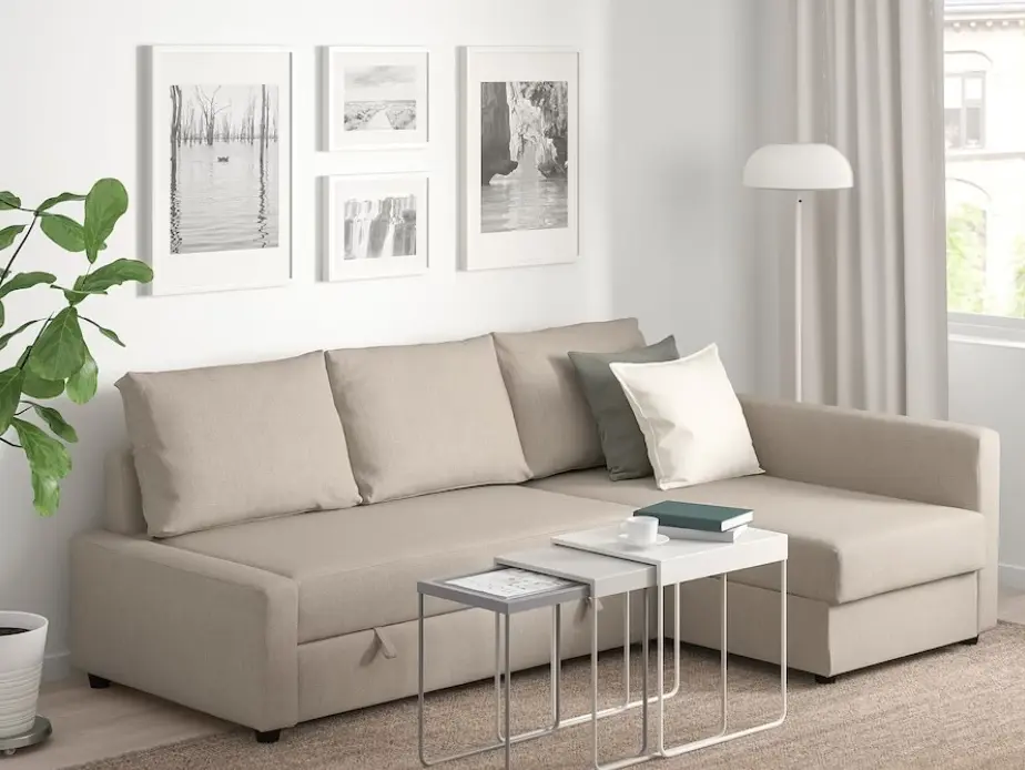 Угловой диван Бакселен gray ИКЕА (IKEA)