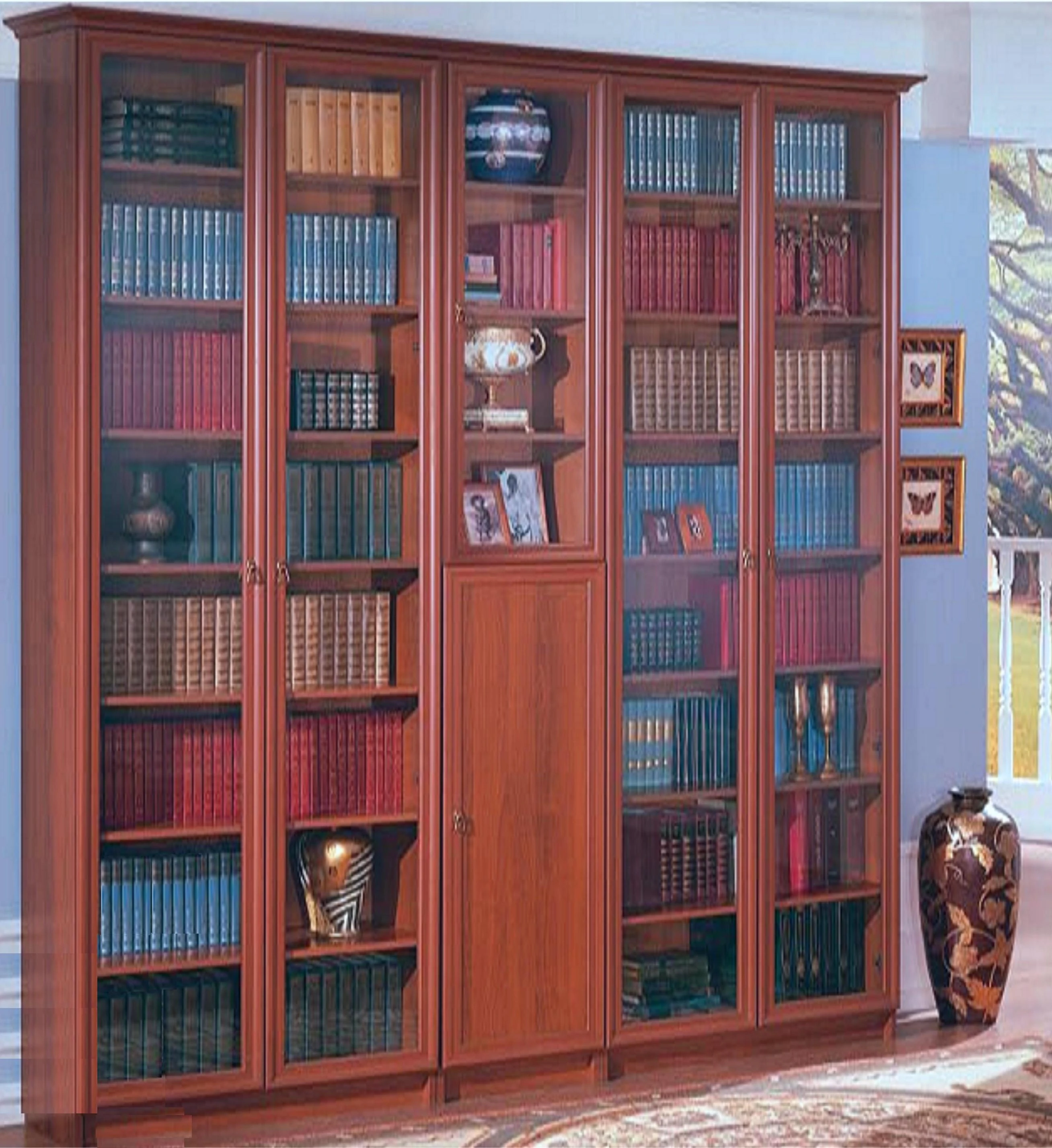 Книжный шкаф Александрия Шатура