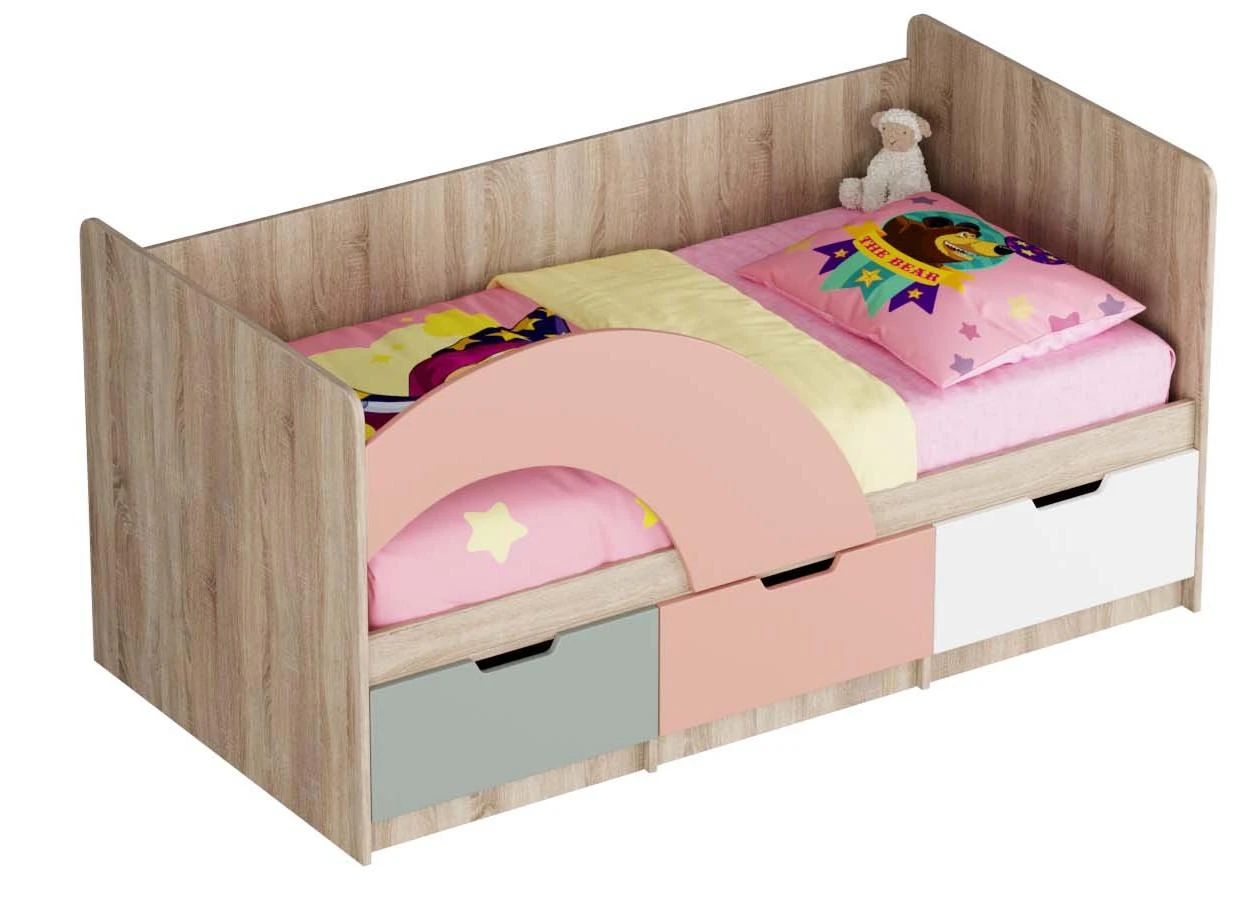Детская кровать с ящиком до 3-х лет