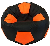 Мяч черно-оранжевое XL