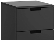 Комод Генри -5 black МДФ НОРДЛИ Икеа (IKEA)