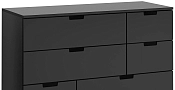 Комод Генри -13 black МДФ НОРДЛИ Икеа (IKEA)