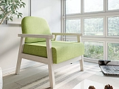 Кресло Флори textile беленый дуб green