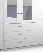 распашной София-14 Икеа (IKEA) шестидверный с зеркалом мдф