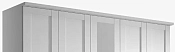распашной София-17 Икеа (IKEA) пятидверный с зеркалом мдф
