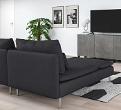 двухместный Седерхамн dark grey Икеа (IKEA)