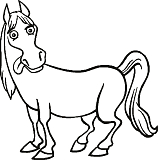 Рисунок Конь 2
